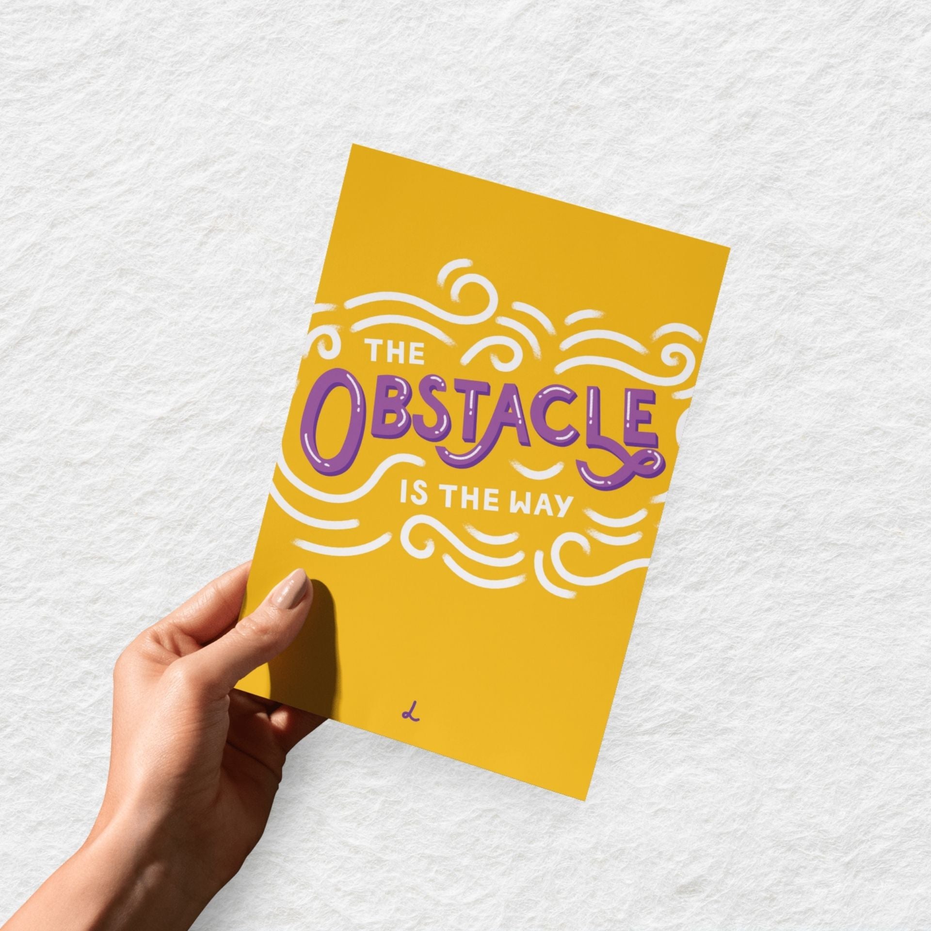 The obstacle is the way