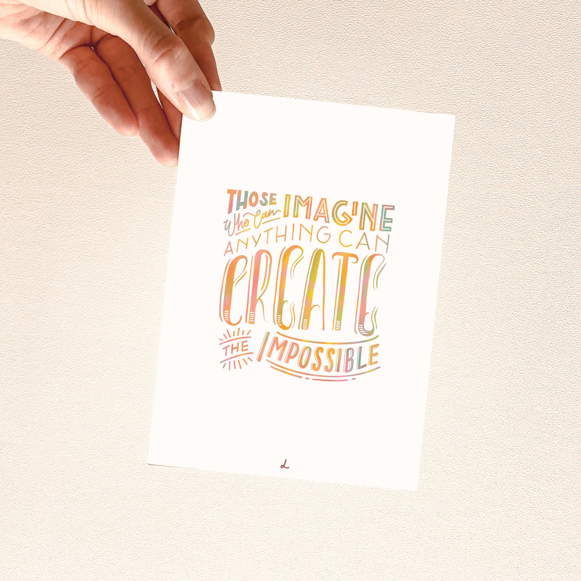 Imagine the impossible